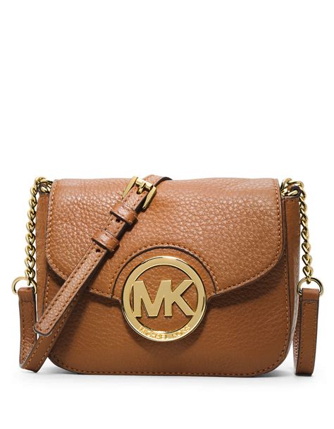 michael kors mini bag brown|michael kors small crossbody bag.